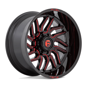 wheelpros-d80822207547-2.png Fuel 1PC 22X12 HURRICANE 5X127 GLOSS BLACK MILLED RED TINT -44