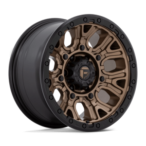 Fuel 1PC 17X9 TRACTION 6X139.7 MATTE BRONZE W/ BLACK RING +1