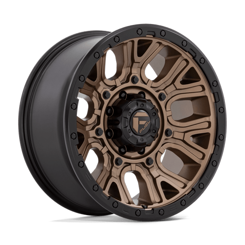 Fuel 1PC 20X9 TRACTION 8X170 MATTE BRONZE W/ BLACK RING +1