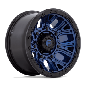 Fuel 1PC 17X9 TRACTION 6X139.7 DARK BLUE W/ BLACK RING -12