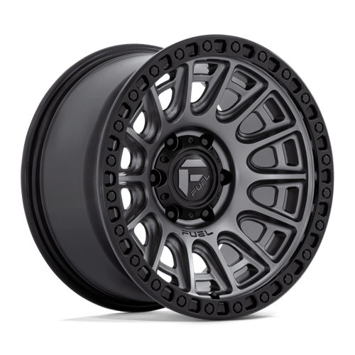 Fuel 1PC 17X9 CYCLE 5X127 MATTE GUNMETAL W/ BLACK RING -12