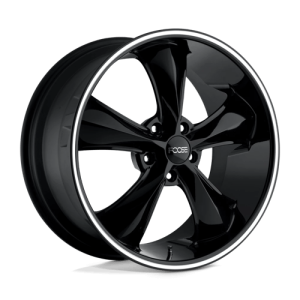 Foose 1PC 17X8 LEGEND 5X114.3 GLOSS BLACK MILLED +1