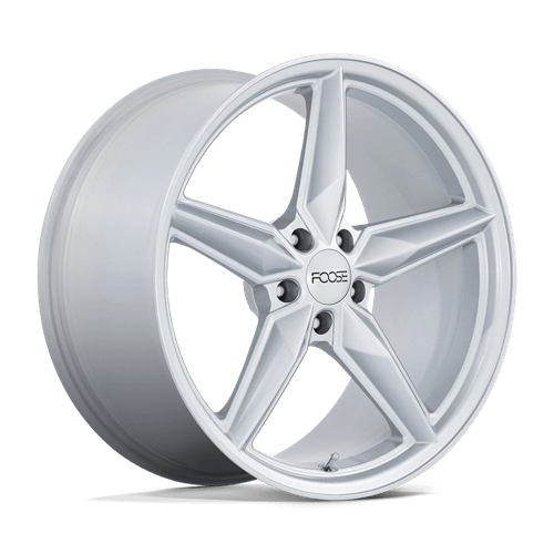 Foose 1PC 20X10 CF8 5X114.3 GLOSS SILVER +35