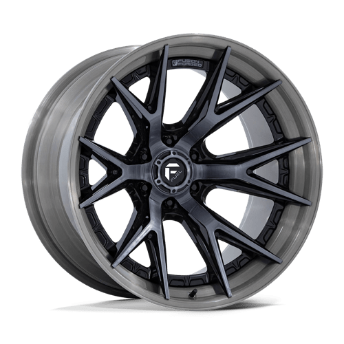 Fuel 1PC 20X10 CATALYST 6X139.7 GLOSS BLACK BRUSHED DARK TINT -18