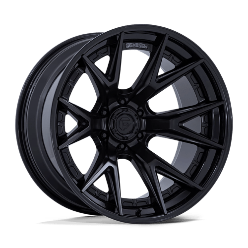 Fuel 1PC 20X9 CATALYST 6X135 MATTE BLACK W/ GLOSS BLACK LIP +20