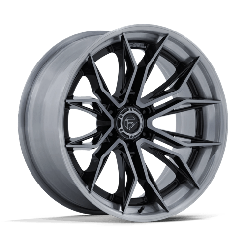 Fuel 1PC 20X9 MUTINY 6X139.7 GLOSS BLACK BRUSHED DARK TINT +1