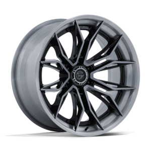 Fuel 1PC 22X10 MUTINY 6X139.7 GLOSS BLACK BRUSHED DARK TINT -18