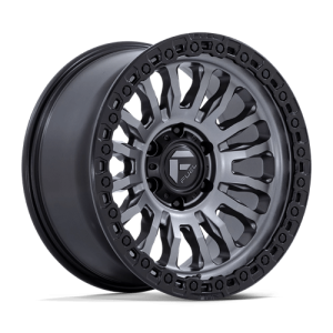 Fuel 1PC 17X9 RINCON 8X165.1 MATTE GUNMETAL W/ M-BLACK LIP +20