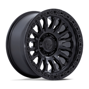 Fuel 1PC 17X9 RINCON 6X139.7 MATTE BLACK W/ GLOSS BLACK LIP +1