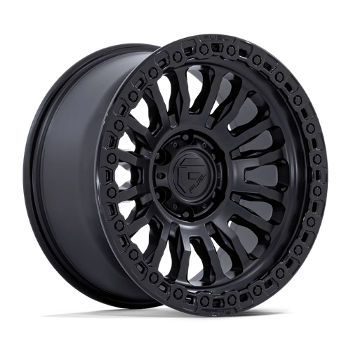 Fuel 1PC 20X9 RINCON 5X150 MATTE BLACK W/ GLOSS BLACK LIP +25