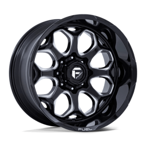 Fuel 1PC 20X10 SCEPTER 8X165.1 GLOSS BLACK MILLED -18