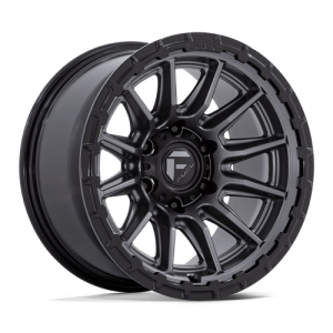wheelpros-fc866ab20106818n-1.png Fuel 1PC 20X10 PISTON 6X139.7 MATTE GUNMETAL W/ GLOSS BLACK LIP -18