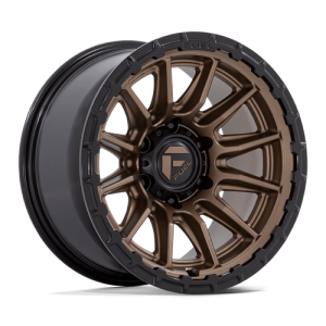 Fuel 1PC 17X8.5 PISTON 6X139.7 MATTE BRONZE W/ GLOSS BLACK LIP +25