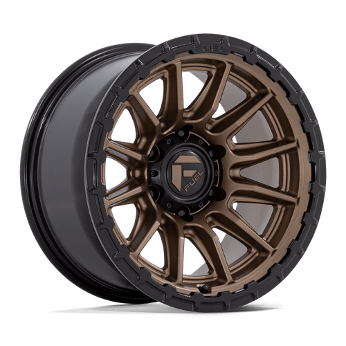 Fuel 1PC 17X9 PISTON 6X139.7 MATTE BRONZE W/ GLOSS BLACK LIP +1