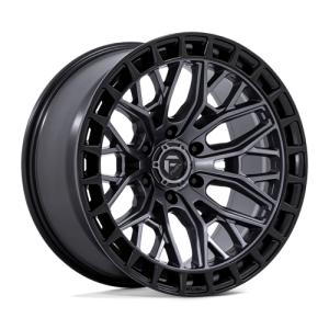 Fuel 1PC 20X10 SIGMA 6X139.7 MATTE GUNMETAL W/ M-BLK LIP -18