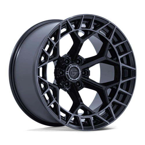 Fuel 1PC 20X10 CHARGER 6X139.7 GLOSS BLACK BRUSHED DARK TINT -18
