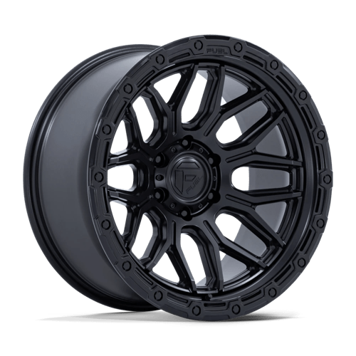 Fuel 1PC 20X9 SURGE 6X139.7 MATTE BLACK W/ GLOSS BLACK LIP +20