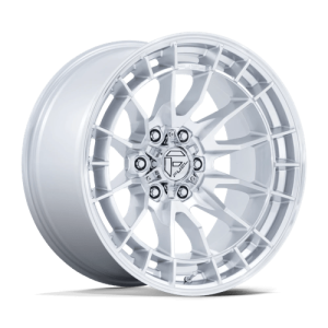 Fuel 1PC 17X9 REVOLT 6X139.7 HYPER SILVER W/ MACHINED FACE +1