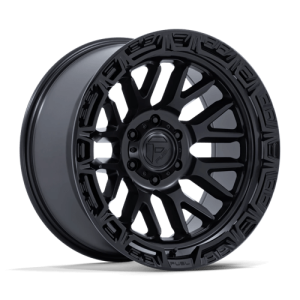 Fuel 1PC 17X9 RAIL 5X127  -12 SATIN BLACK GLOSS BLACK LIP