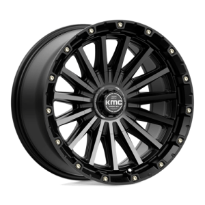 KMC 17X9 KM102 6X135/5.5 SATIN BLACK W/ GRAY TINT -12