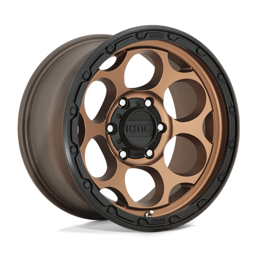 KMC 17X8.5 KM541 6X139.7 MATTE BRONZE W/ BLACK LIP +0