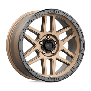 KMC 20X9 KM544 5X150 MATTE BRONZE W/ BLACK LIP +25
