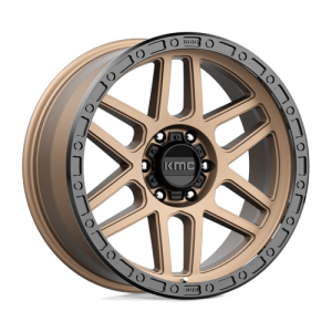 KMC 20X9 KM544 6X139.7 MATTE BRONZE W/ BLACK LIP +0