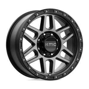KMC 20X9 KM544 8X165.1 SATIN BLACK W/ GRAY TINT +18