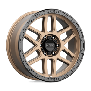KMC 17X9 KM544 6X114.3 MATTE BRONZE W/ BLACK LIP +18