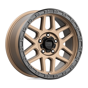 KMC 18X9 KM544 5X150 MATTE BRONZE W/ BLACK LIP +25