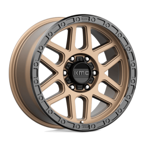 KMC 18X9 KM544 6X114.3 MATTE BRONZE W/ BLACK LIP +18