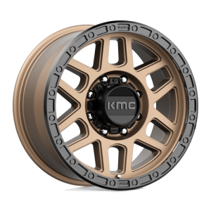 KMC 18X9 KM544 8X170 MATTE BRONZE W/ BLACK LIP +18