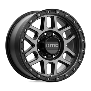 KMC 18X9 KM544 8X180 SATIN BLACK W/ GRAY TINT +18