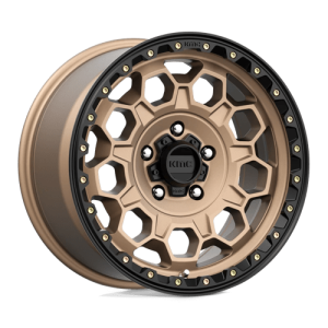 KMC 17X9 KM545 5X127 MATTE BRONZE W/ BLACK LIP +18