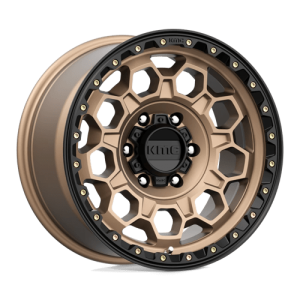 KMC 17X9 KM545 6X139.7 MATTE BRONZE W/ BLACK LIP +0