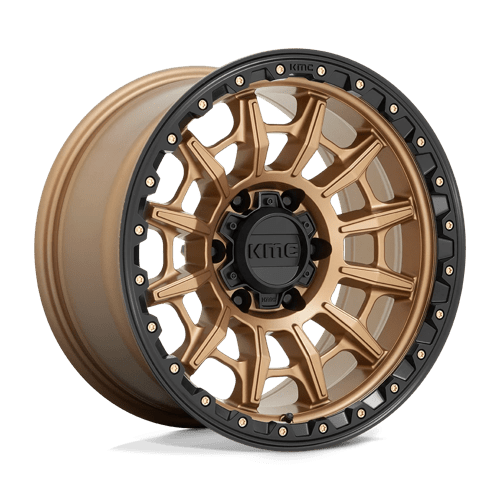 KMC 16X8 KM547 6X139.7 MATTE BRONZE W/ BLACK LIP +0