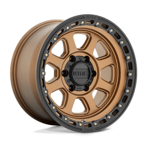 KMC 20X9 KM548 6X139.7 MATTE BRONZE W/ BLACK LIP +18