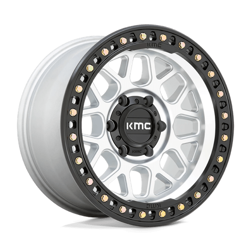 KMC 20X9 GRS 8X180 MACHINED W/ SATIN BLACK LIP +0