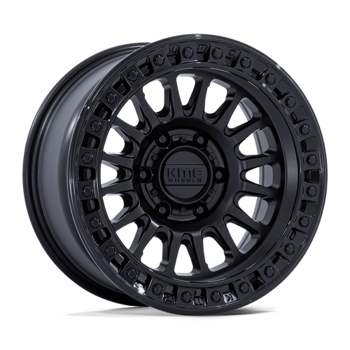 KMC 18X9 IMS 6X139.7 MATTE BLACK W/ GLOSS BLACK LIP +0