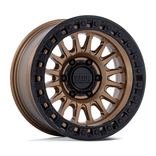 KMC 18X9 IMS 8X165.1 MATTE BRONZE W GLOSS BLACK LIP +0