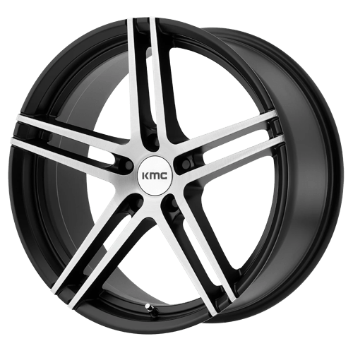 KMC 19X9.5 KM703 5X112 SATIN BLACK BRUSHED +35