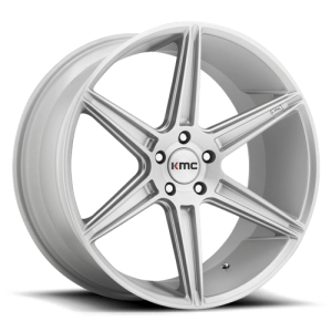 KMC 20X10.5 KM711 5X120 BRUSHED SILVER +35