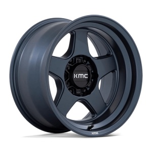 KMC 17X8.5 LOBO 5X127 METALLIC BLUE +18