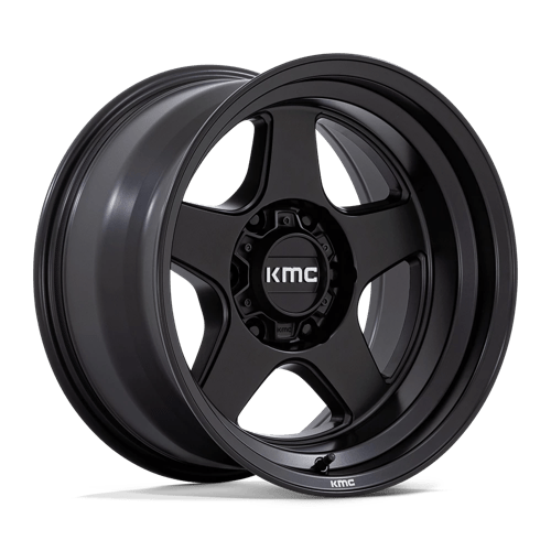 KMC 17X8.5 LOBO 5X127 MATTE BLACK -10