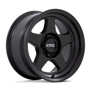 KMC 17X8.5 LOBO 6X139.7 MATTE BLACK -10
