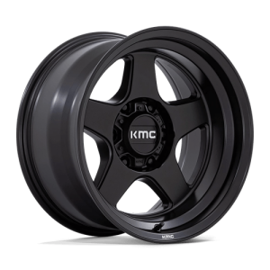 KMC 17X8.5 LOBO 6X139.7 MATTE BLACK +18