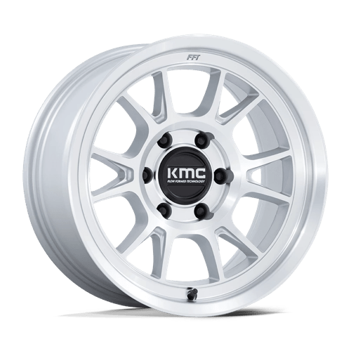 KMC 17X8.5 RANGE 5X150 GLOSS SILVER W/ MACHINED FACE +0