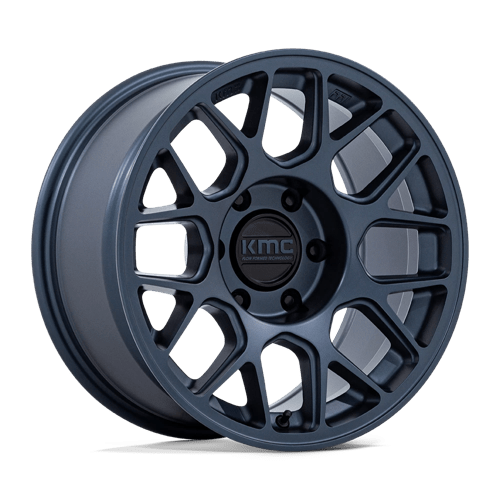 KMC 17X8.5 HATCHET 6X139.7 METALLIC BLUE +25