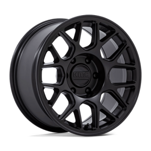 KMC 17X8.5 HATCHET 5X127 MATTE BLACK +25