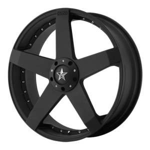 KMC 17X7.5 KM775 5X115/120 MATTE BLACK +21